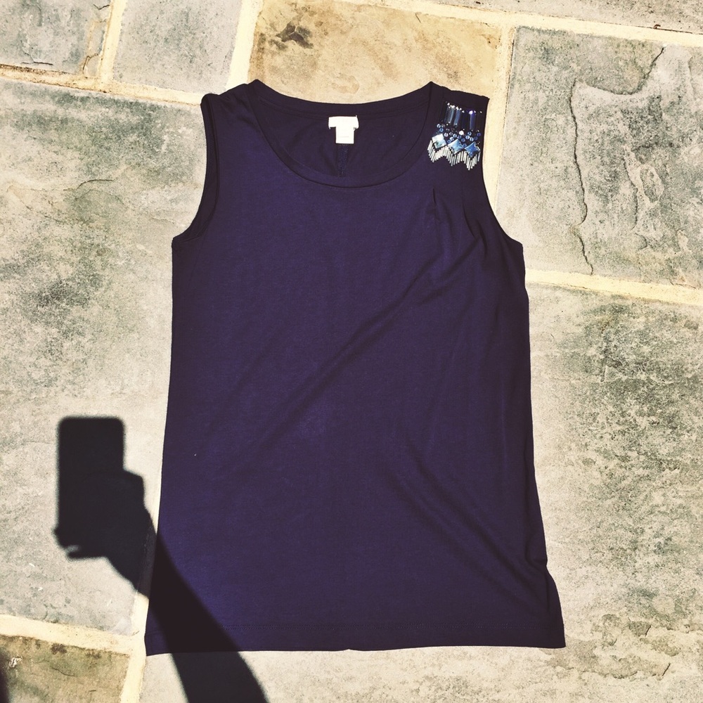 J. Crew Sequined Tank