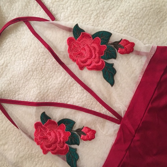 Sheer One Piece Bodysuit Swimsuit - Picture 2 of 7