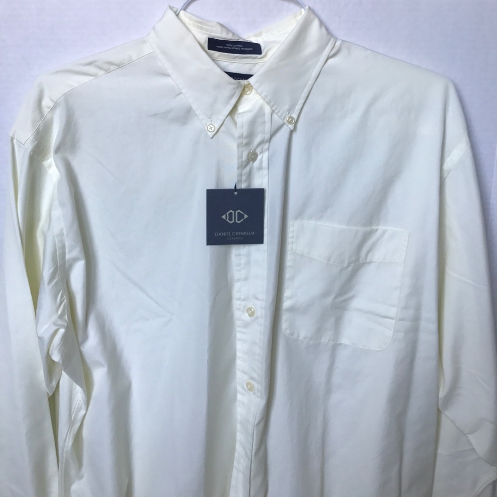 Pale yellow button down. NWT