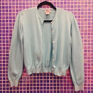 Baby Blue Lilly Pulitzer Cotton Cardigan