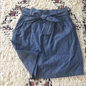 Anthropologie piko 1988 chambray skirt