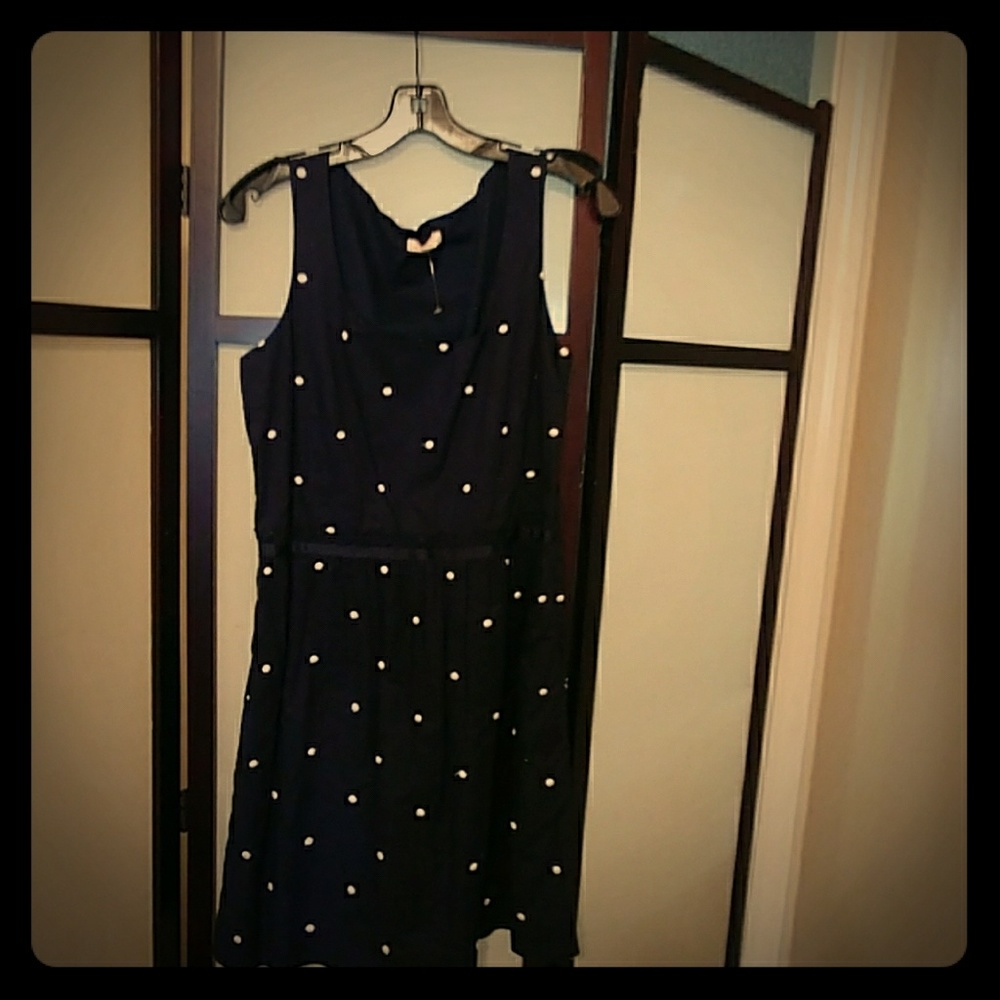 Sl polka dot summer dress