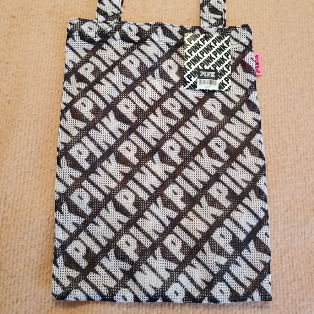 Pink tote bag