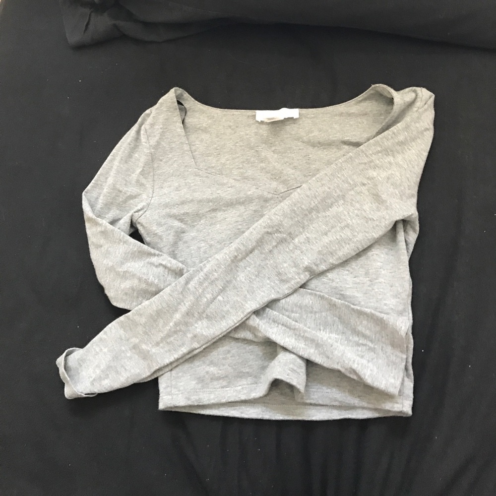 Forever 21 Grey Crop Top