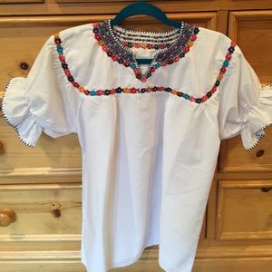 Peasant, vintage style blouse
