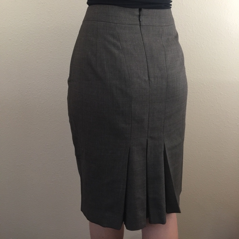 Ann Taylor Pencil Skirt with Back Pleats