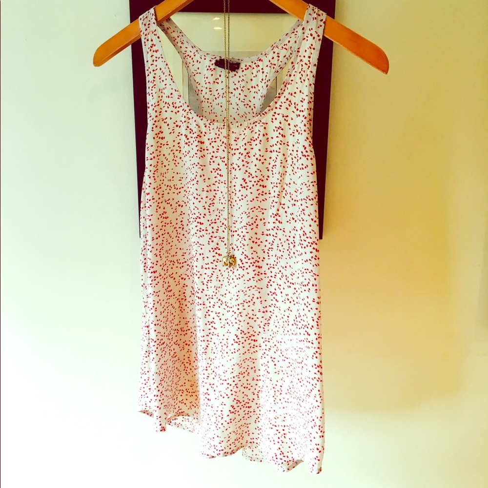 Club Monaco Racerback Silky Tank