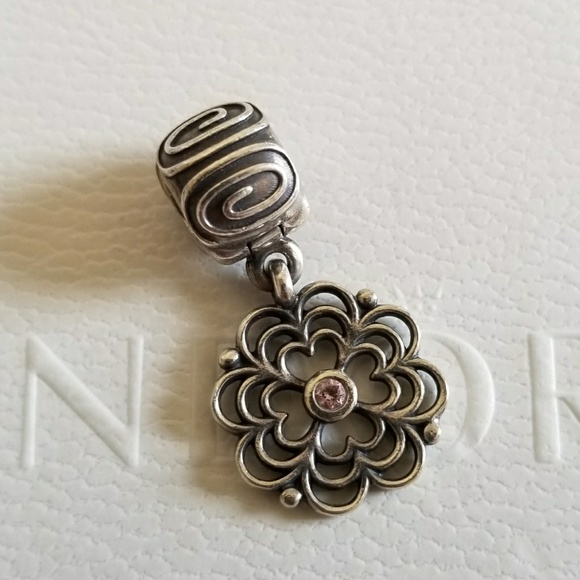 pandora dogwood clip charm pandora dogwood clip charm