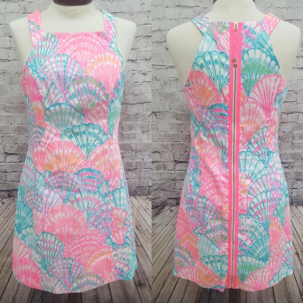 SOLD 🌹LILLY PULITZER SIMMON 'OH SHELLO'  DRESS - Picture 5 of 8