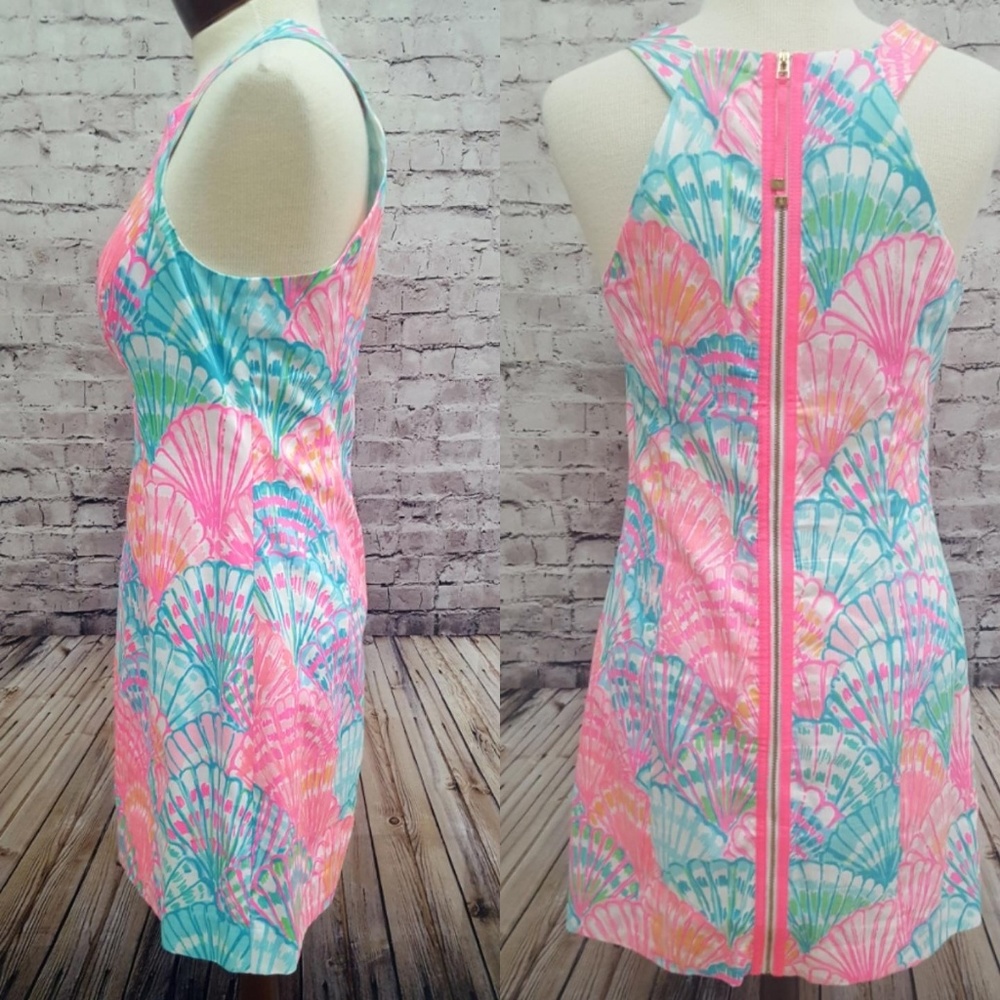 SOLD 🌹LILLY PULITZER SIMMON 'OH SHELLO'  DRESS - Picture 6 of 8