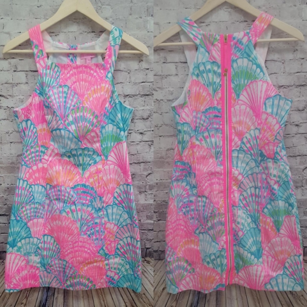 SOLD 🌹LILLY PULITZER SIMMON 'OH SHELLO'  DRESS - Picture 7 of 8
