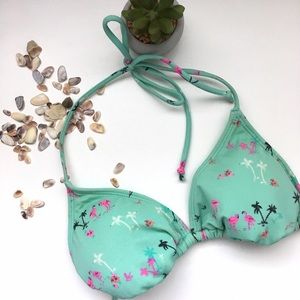 mint green pacsun bikini top