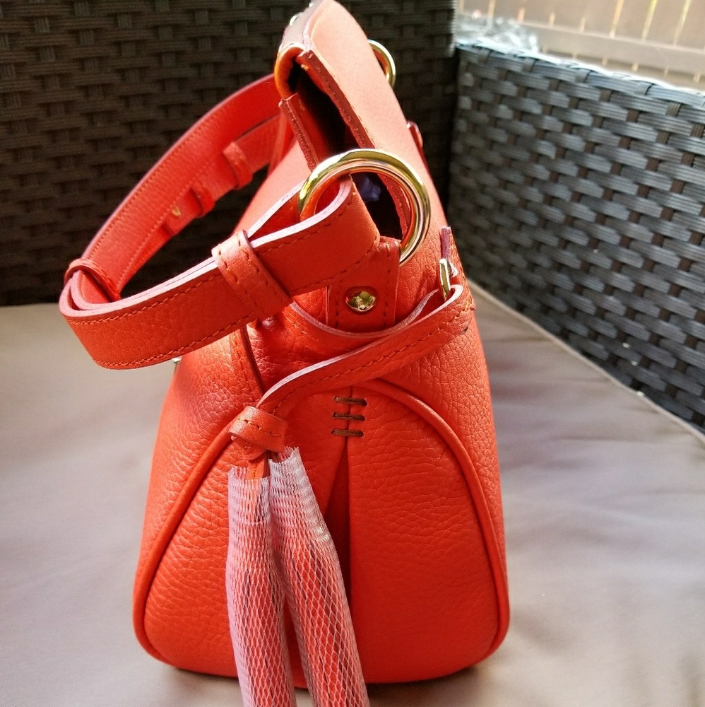 Dooney and bourke Mini Samba in Tangerine - Picture 3 of 7