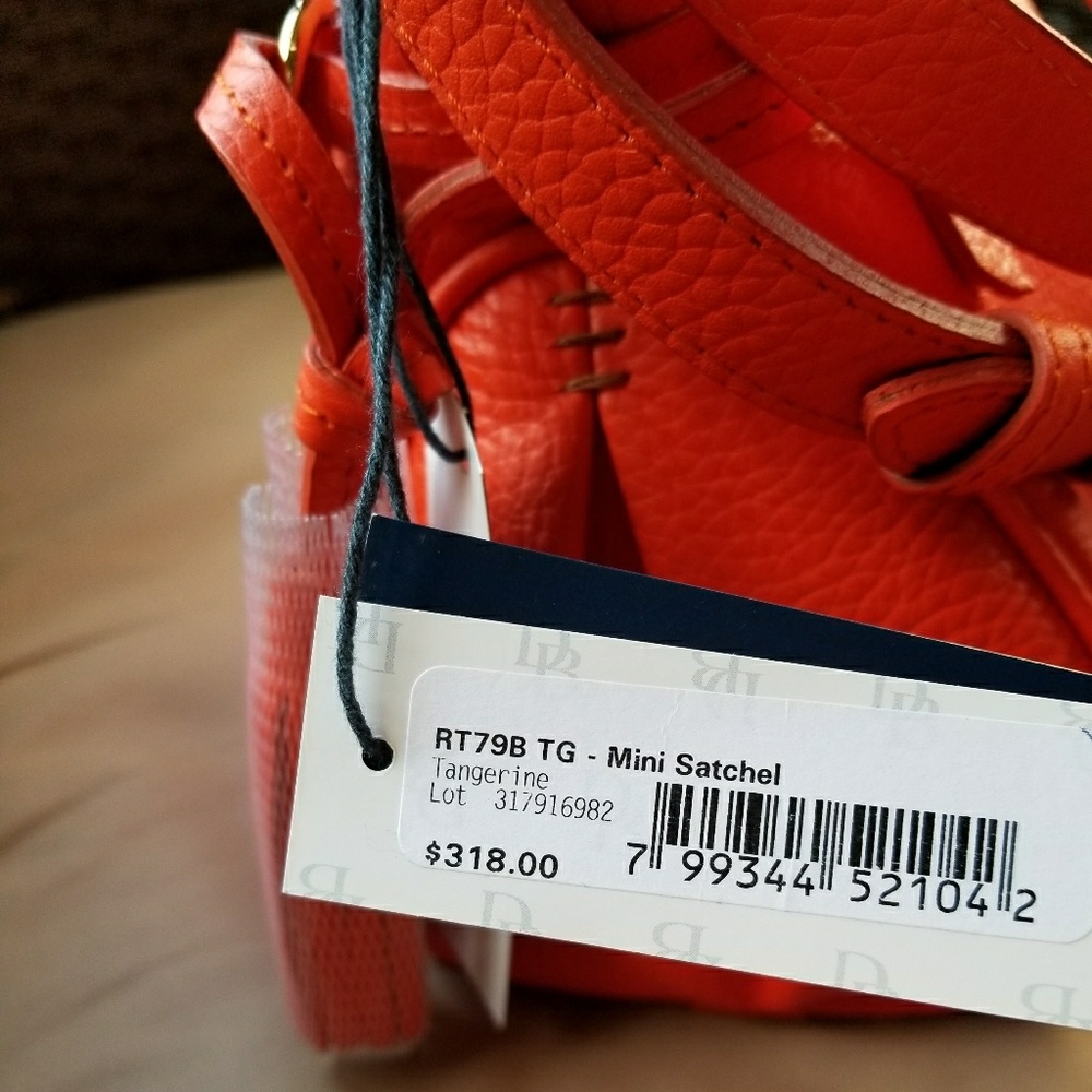 Dooney and bourke Mini Samba in Tangerine - Picture 7 of 7
