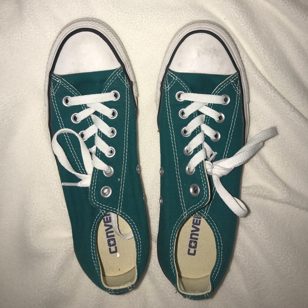 Teal converse