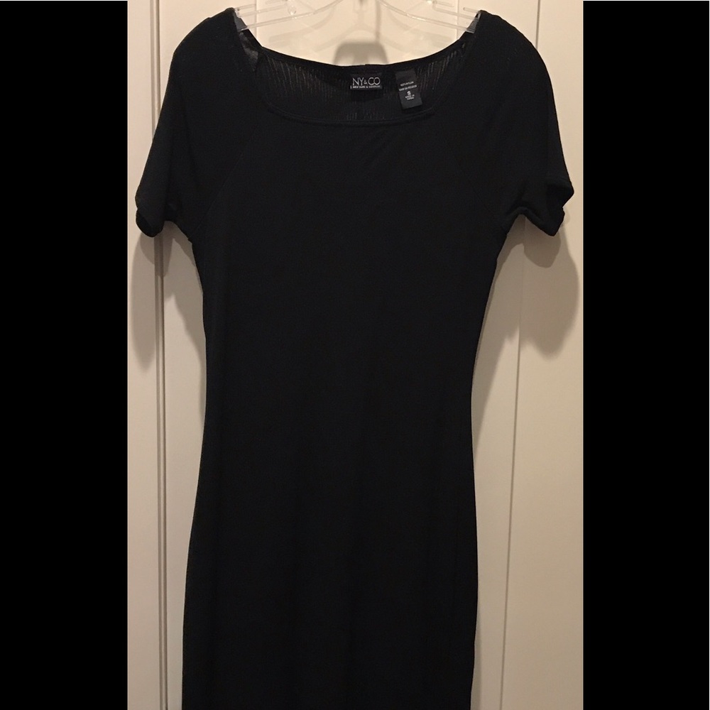 Black cocktail dress