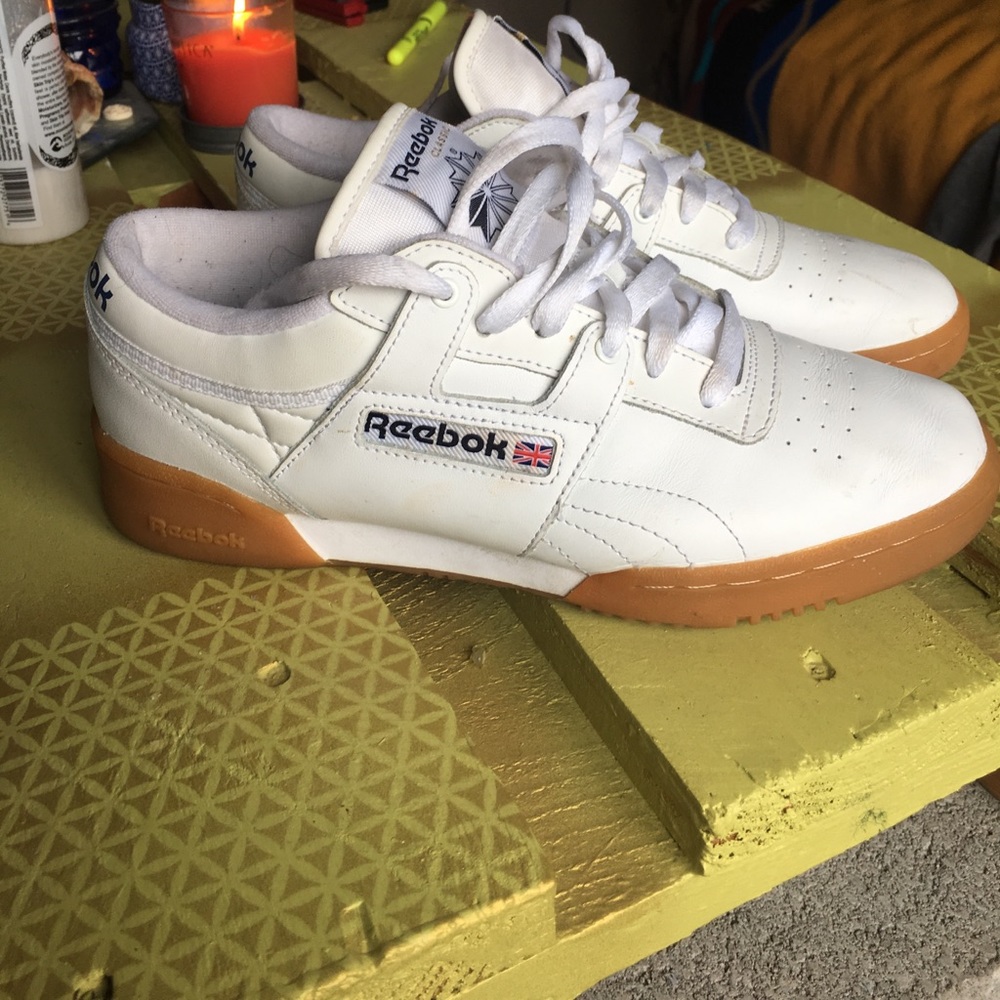 White Reeboks