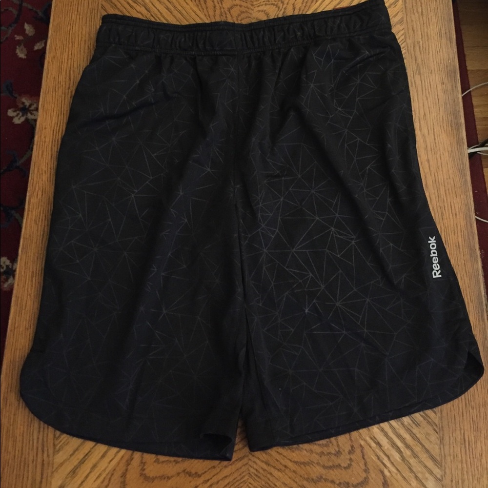 NWT Men's Reebok Black 11" Swagger Shorts Sz M,L
