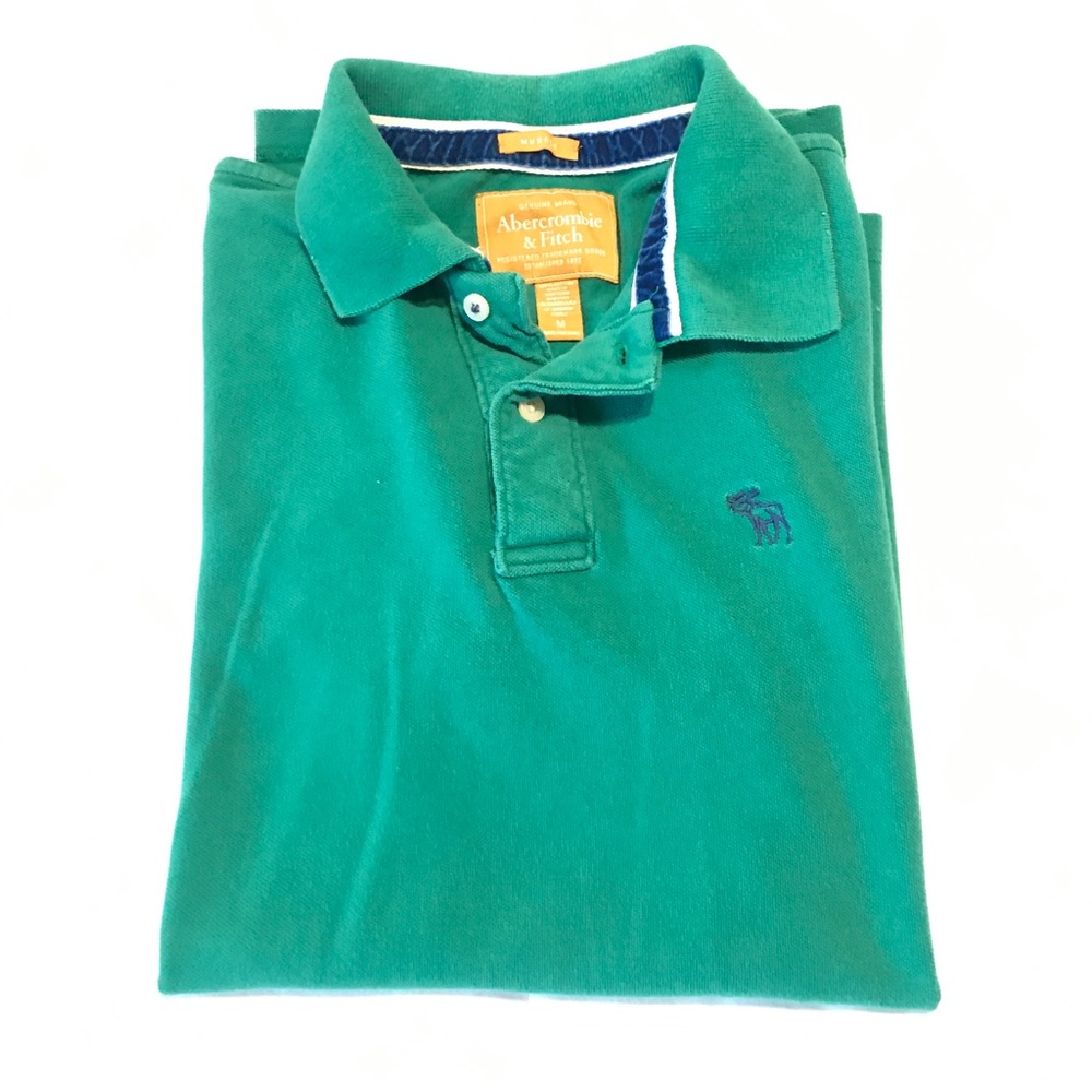 Abercrombie and Fitch men's muscle polo shirt.