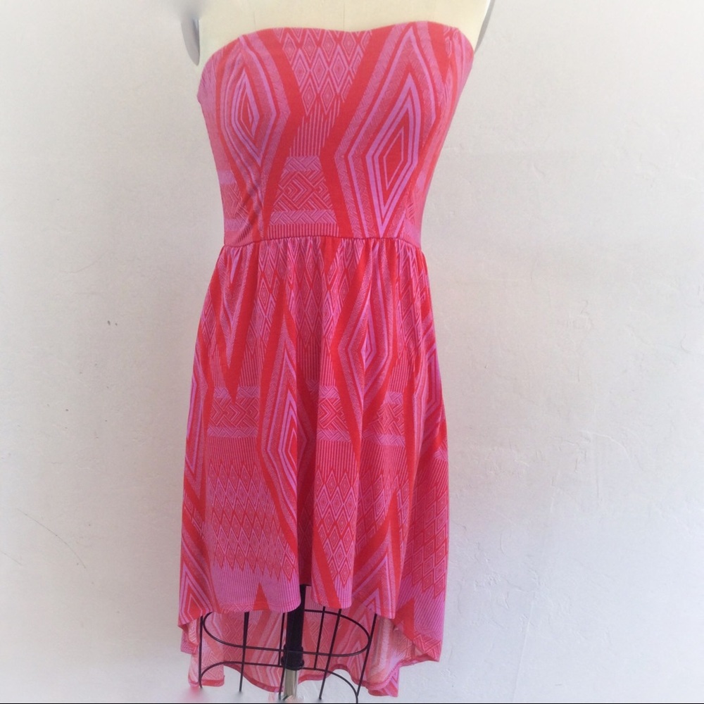 Xhilaration Hi-lo Strapless Dress