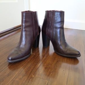 Zara real leather boots