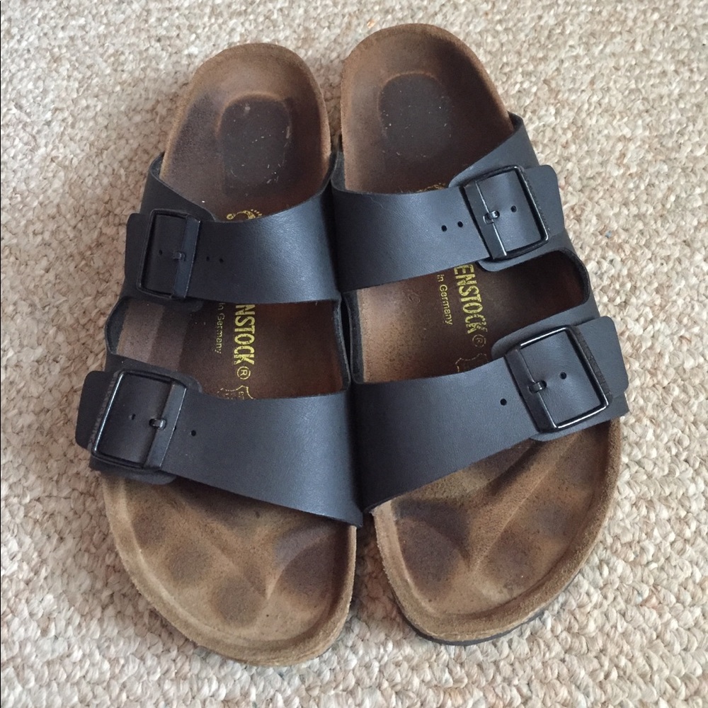 Black Birkenstock Arizona- Ladies 11, Men's 9
