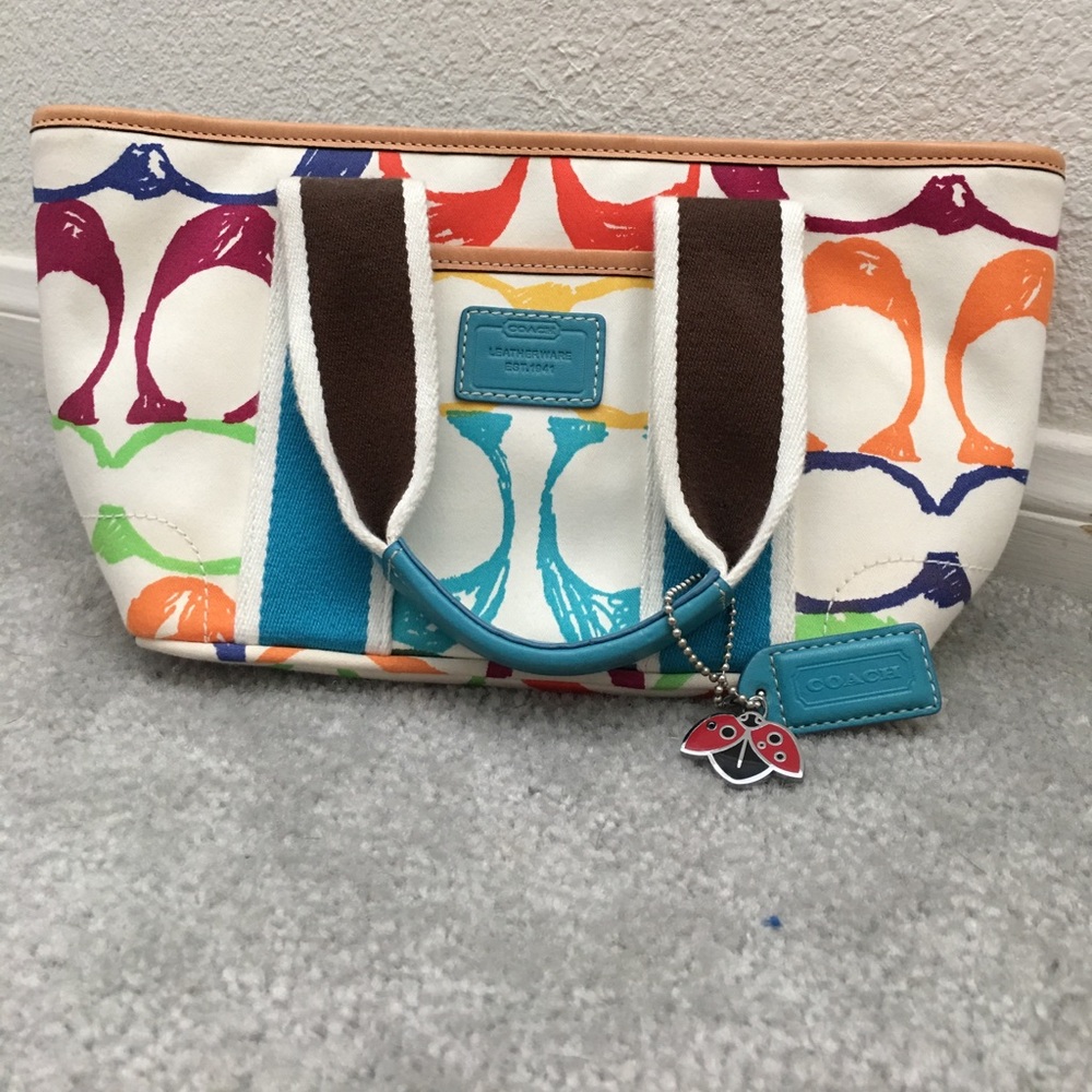 Vintage Coach bucket bag