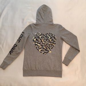 PINK Victoria's Secret Leopard Hoodie