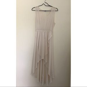 XXI Cream High Low Dress