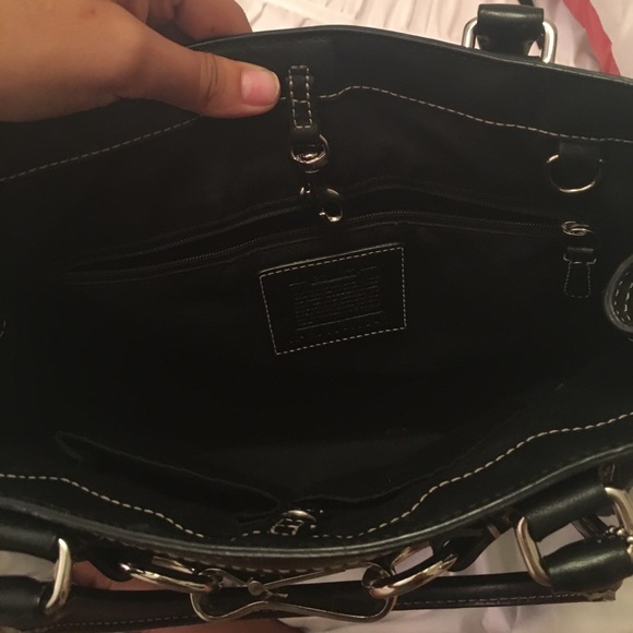 Black Coach Purse - Picture 2 of 2