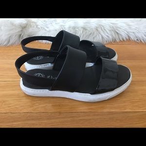 Jeffrey Campbell Patent Leather Platform Sandals