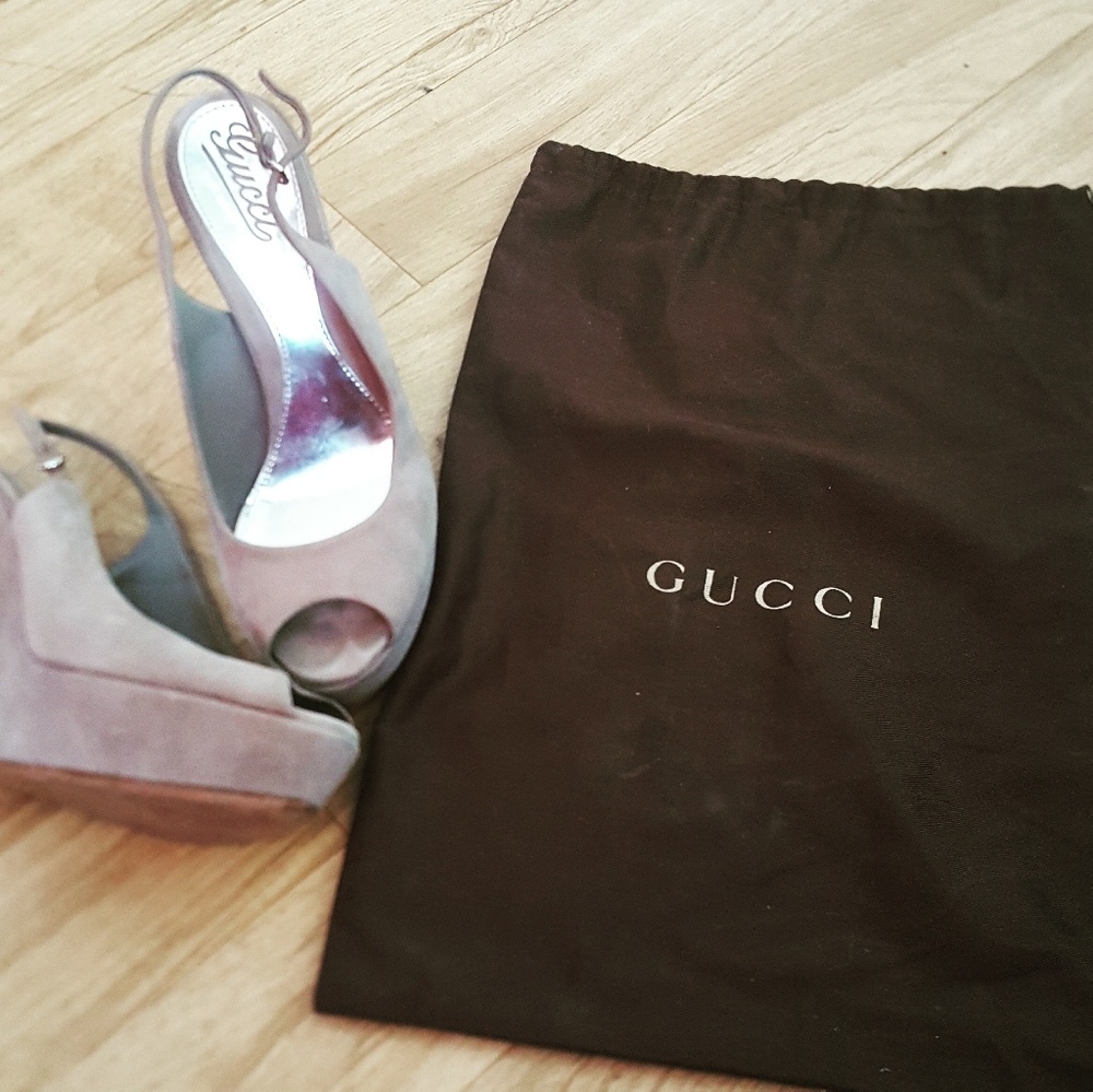 Authentic Gucci Wedges