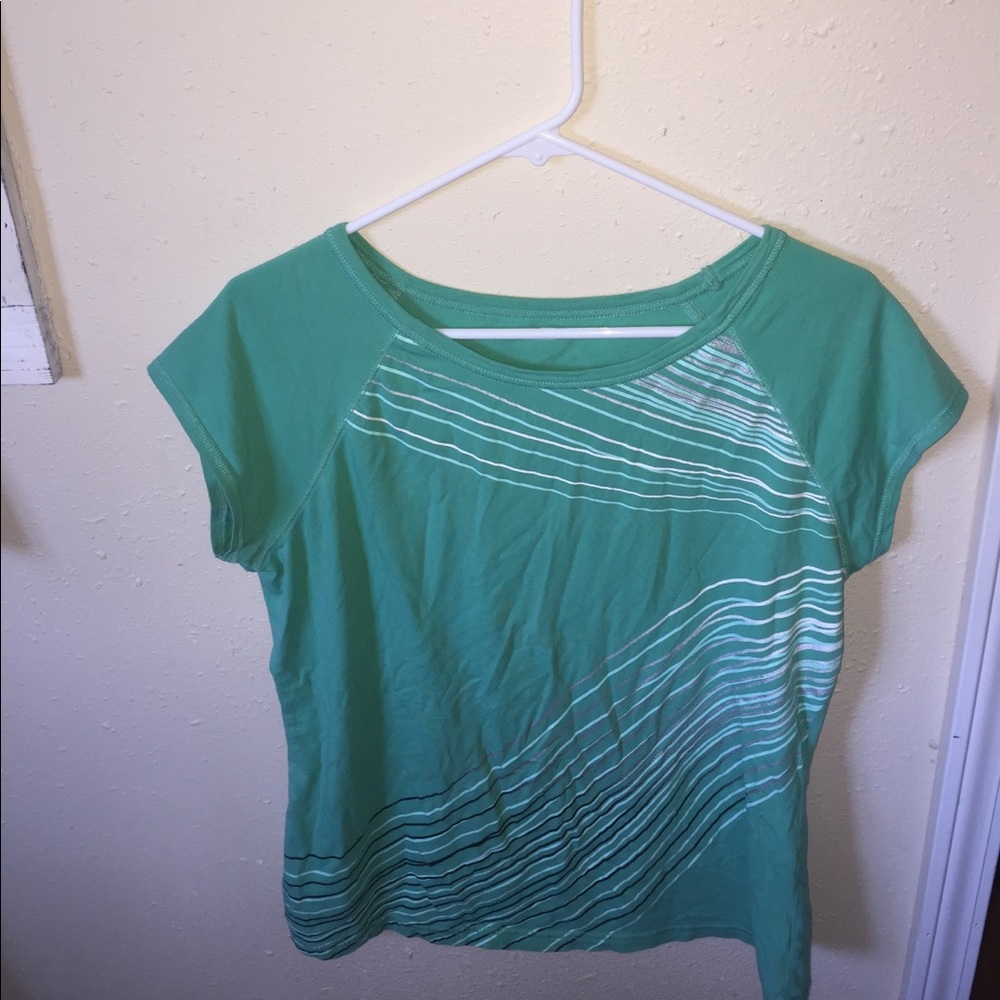 Aqua ish colored shirt