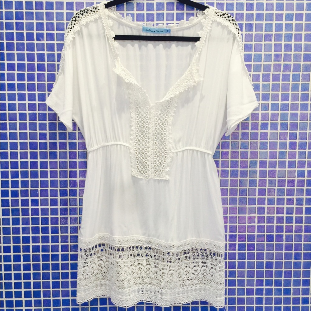 •BRAND NEW• Solitaire Swim Lace Swim Suit Cover Up