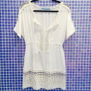 •BRAND NEW• Solitaire Swim Lace Swim Suit Cover Up