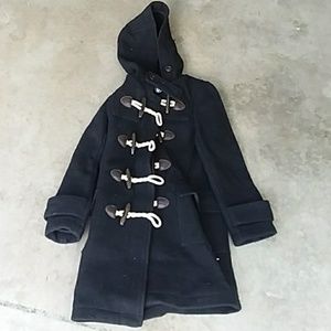 Black pea coat