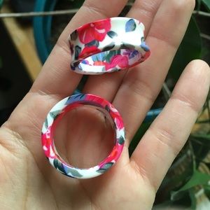 Flower Acrylic Plugs 28mm