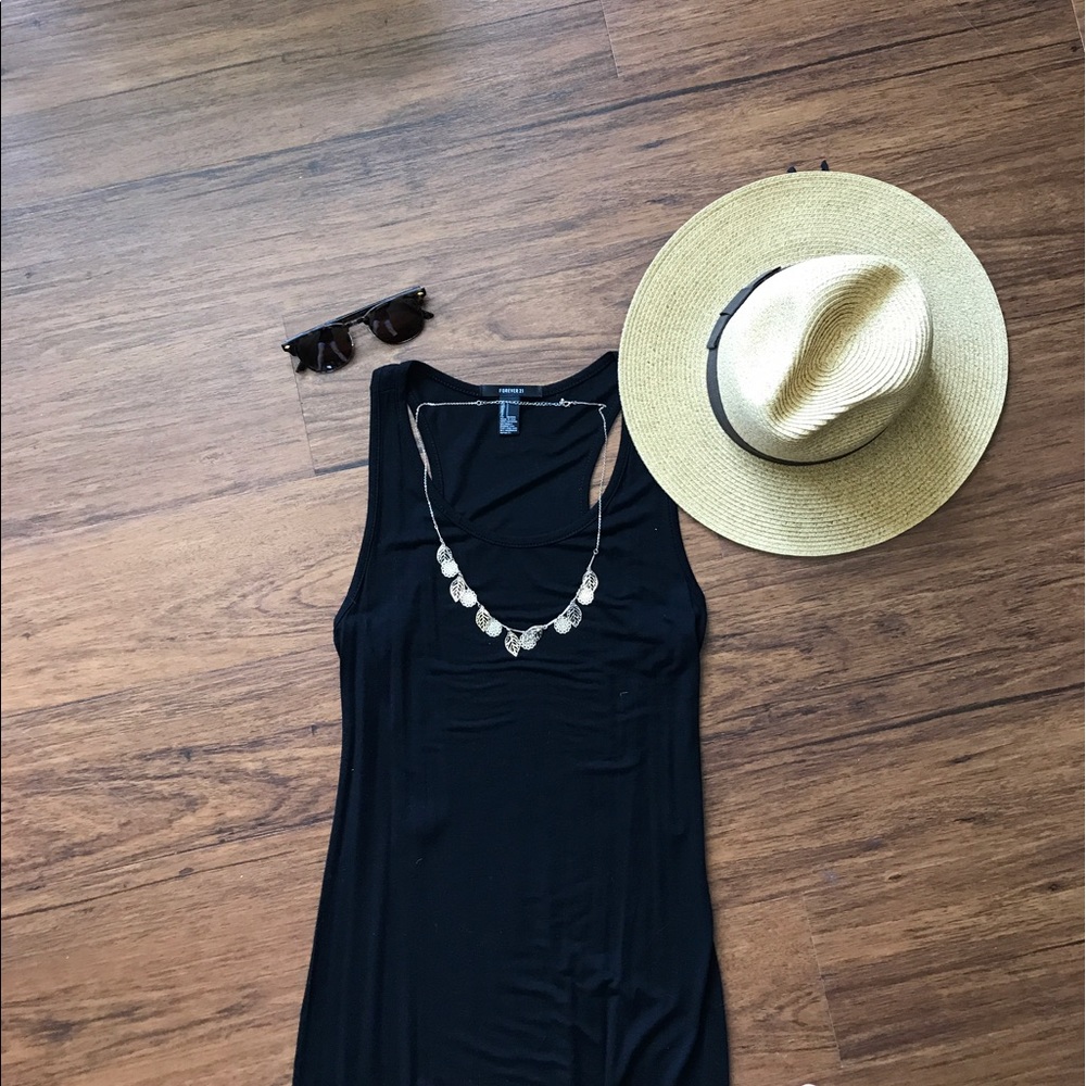 Basic Black Maxi Dress