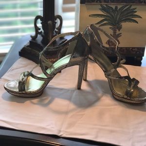 Calvin Klein gold Sandal