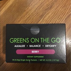 It works greens on the go