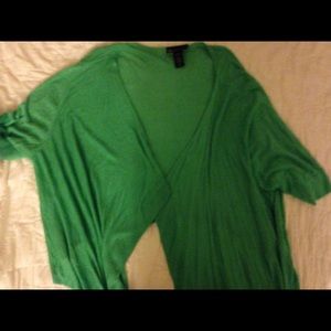 Lane Bryant Green Shrug