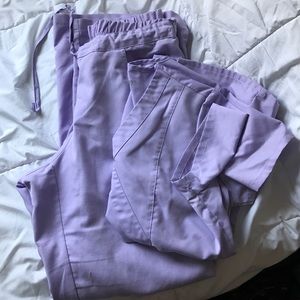 Lavender Greys Anatomy scrub set