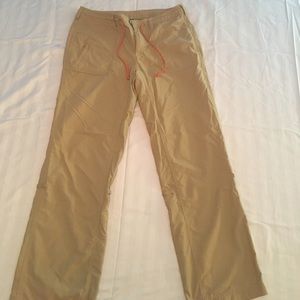 North Face Horizon hiking pants beige size 10