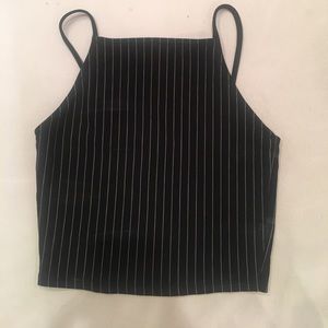 Stripe zara Crop top