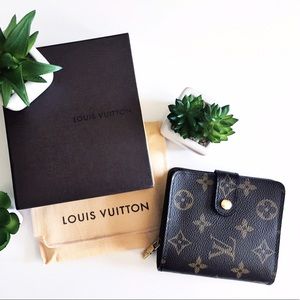 Louis Vuitton Zippered Compact Wallet