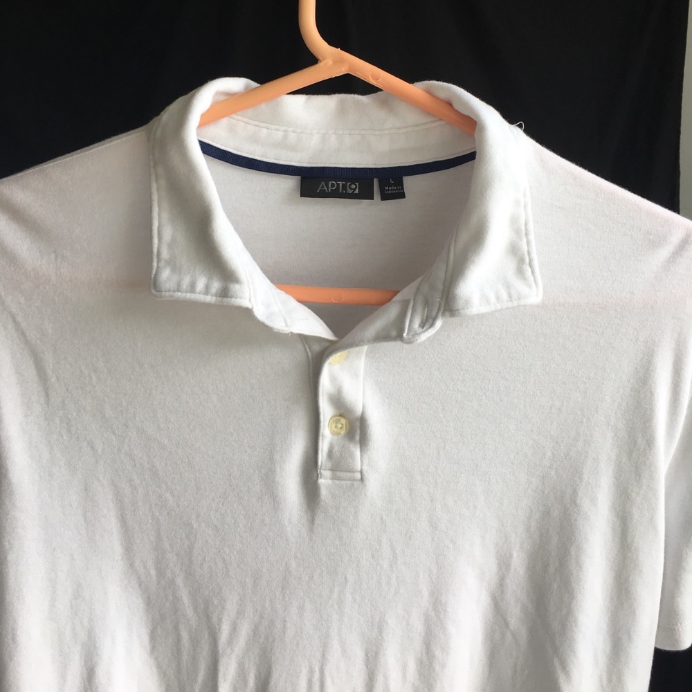 Apt 9 White Collared Shirt