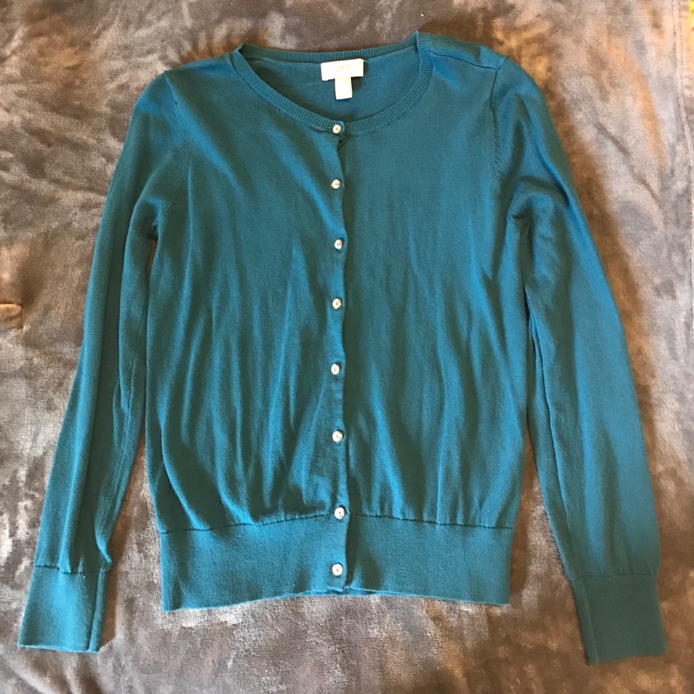 LOFT Cardigan with statement buttons