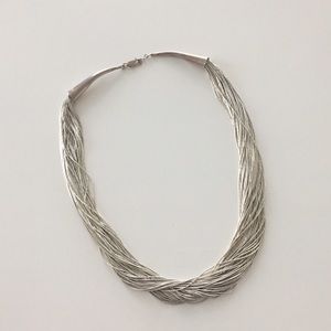 Liquid Silver Necklace