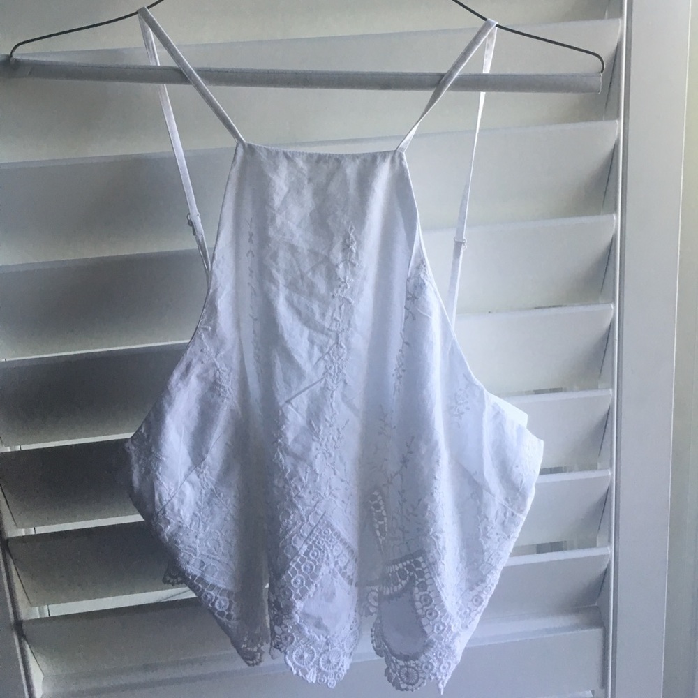 Pacsun Kendall and Kylie white top