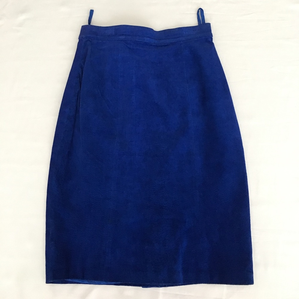 I.O.U. Leather Pencil Skirt